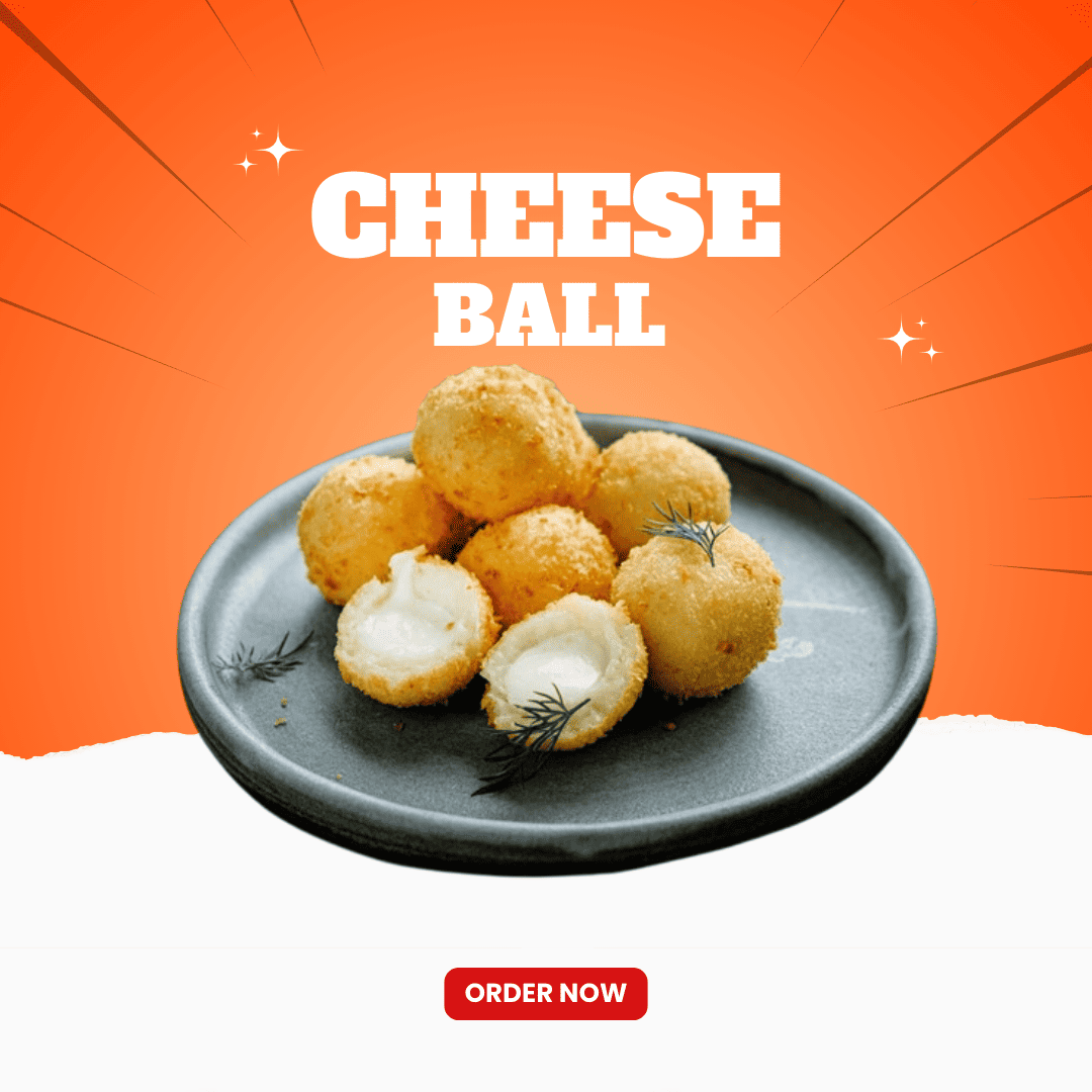 Order Online cheese ball - Crispy fried balls filled with gooey cheese, perfect as an appetizer. - Quality Online Food Ordering in kathmandu - powered by partySewa